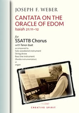 Cantata on the Oracle of Edom SSATTB Vocal Score cover